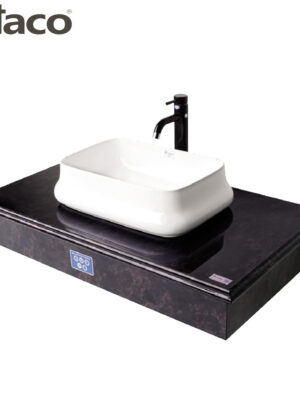 Bàn đá Lavabo vân đá 3D hoa hồng Kitaco KD-1055D-B30