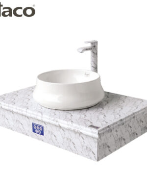 Bàn đá Lavabo vân đá trắng đen Kitaco KD-8955D-V3